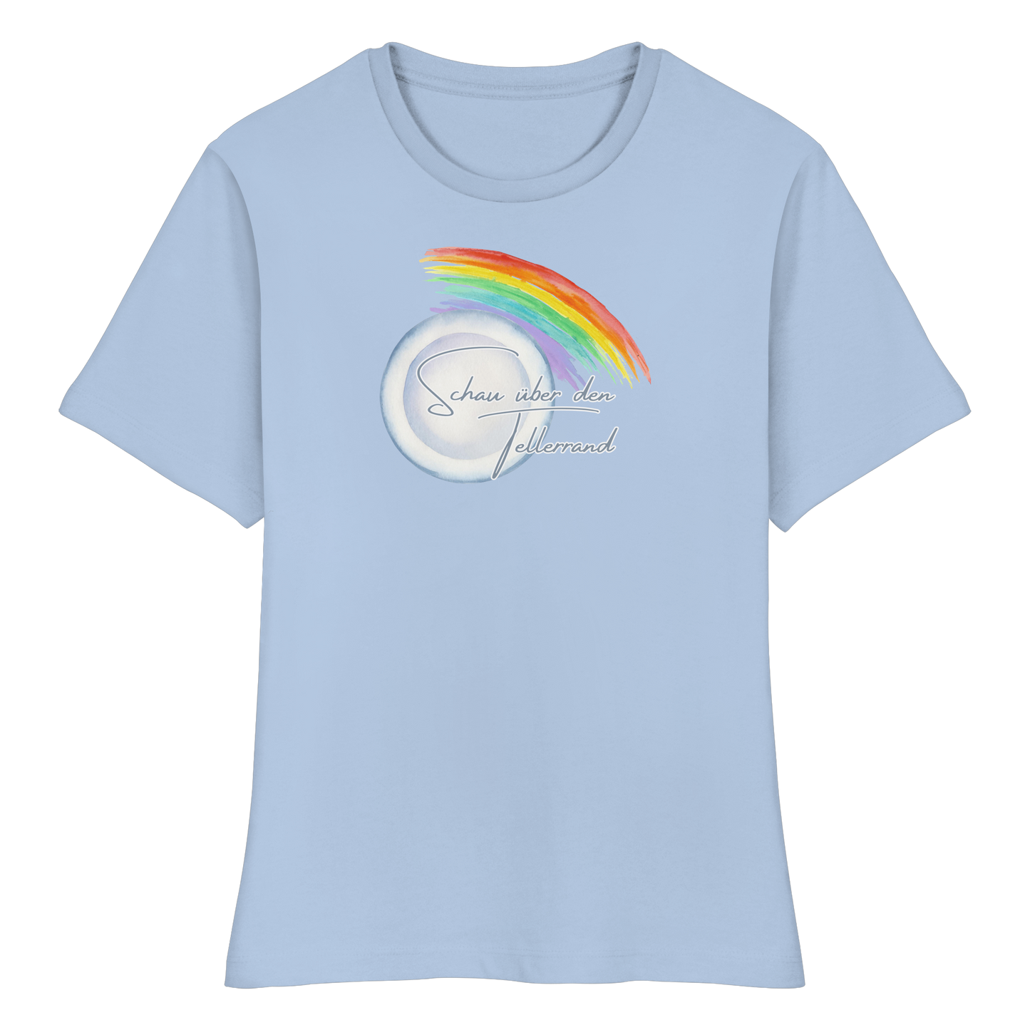 LOOK BEYOND YOUR OWN NOSE! - Fitted Ladies Organic Shirt