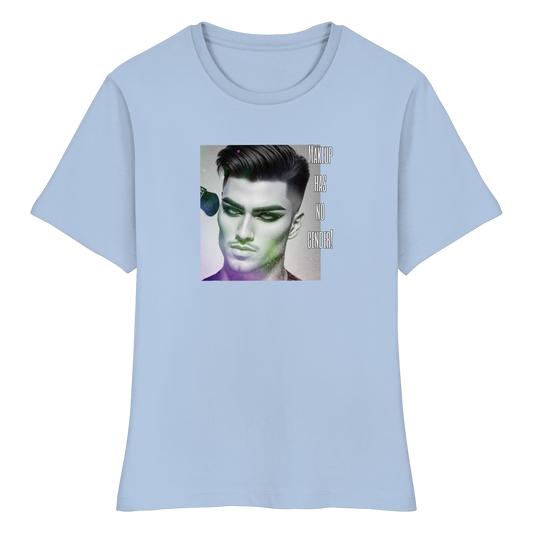 MAKEUPHASNOGENDER! - Fitted Ladies Organic Shirt