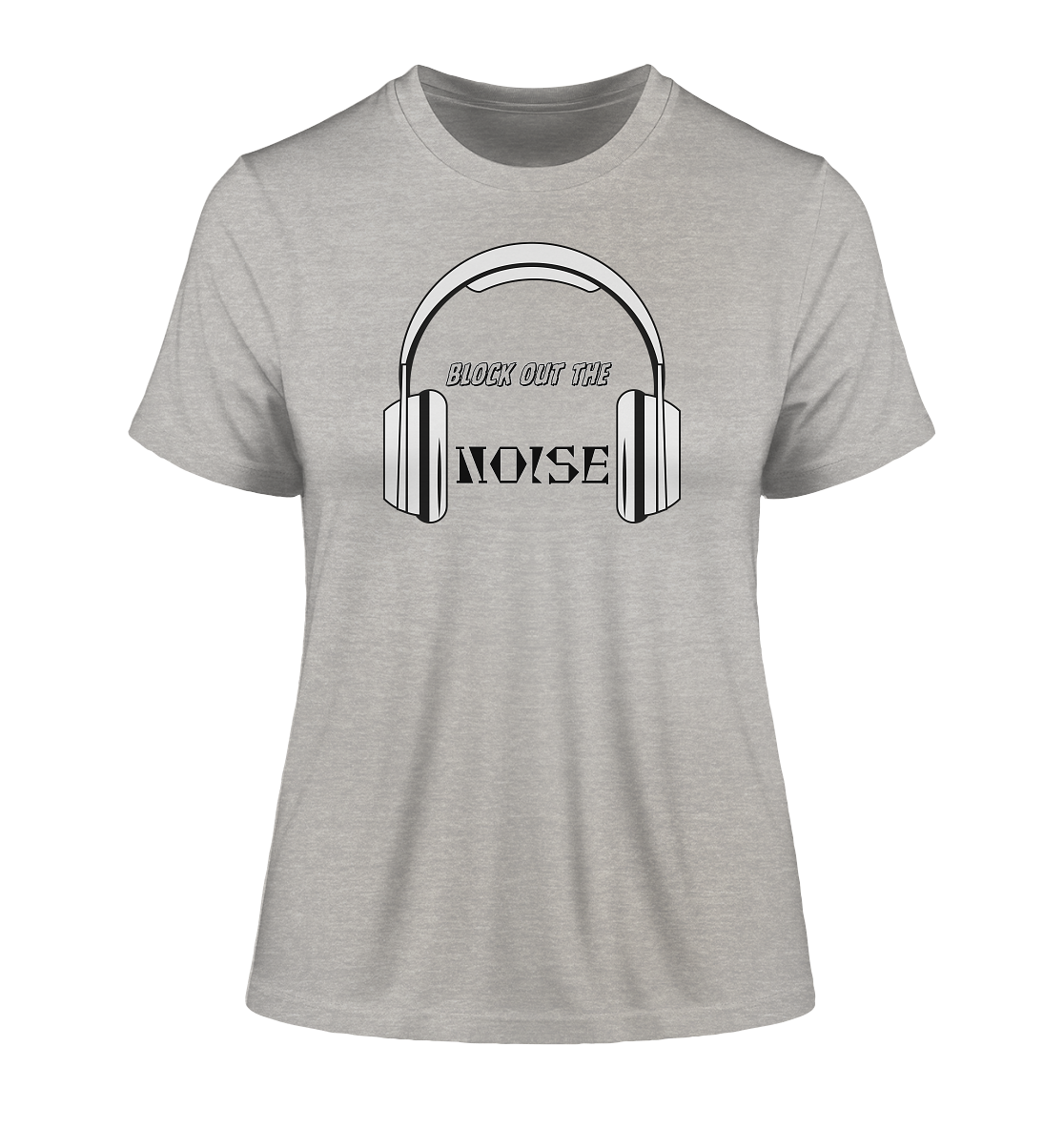 BLOCKOUTTHENOISE! - Fitted Ladies Organic Shirt