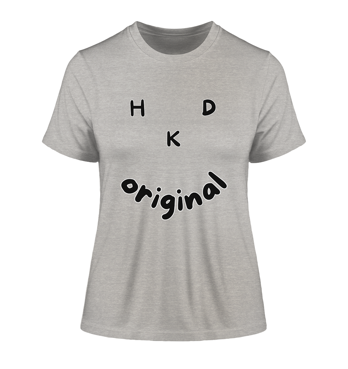HDKORIGINALSMILE! - Fitted Ladies Organic Shirt