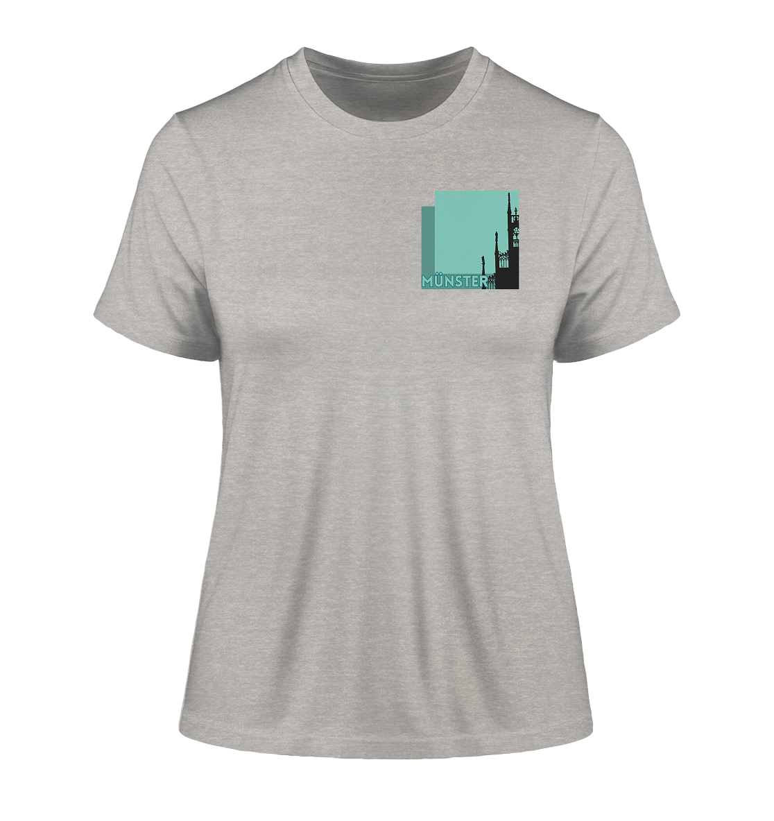 MÜNSTER SILHOUETTE! - Fitted Ladies Organic Shirt