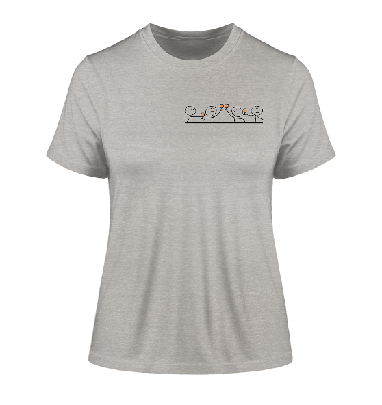 CREWLOVE! (Print) - Fitted Ladies Organic Shirt
