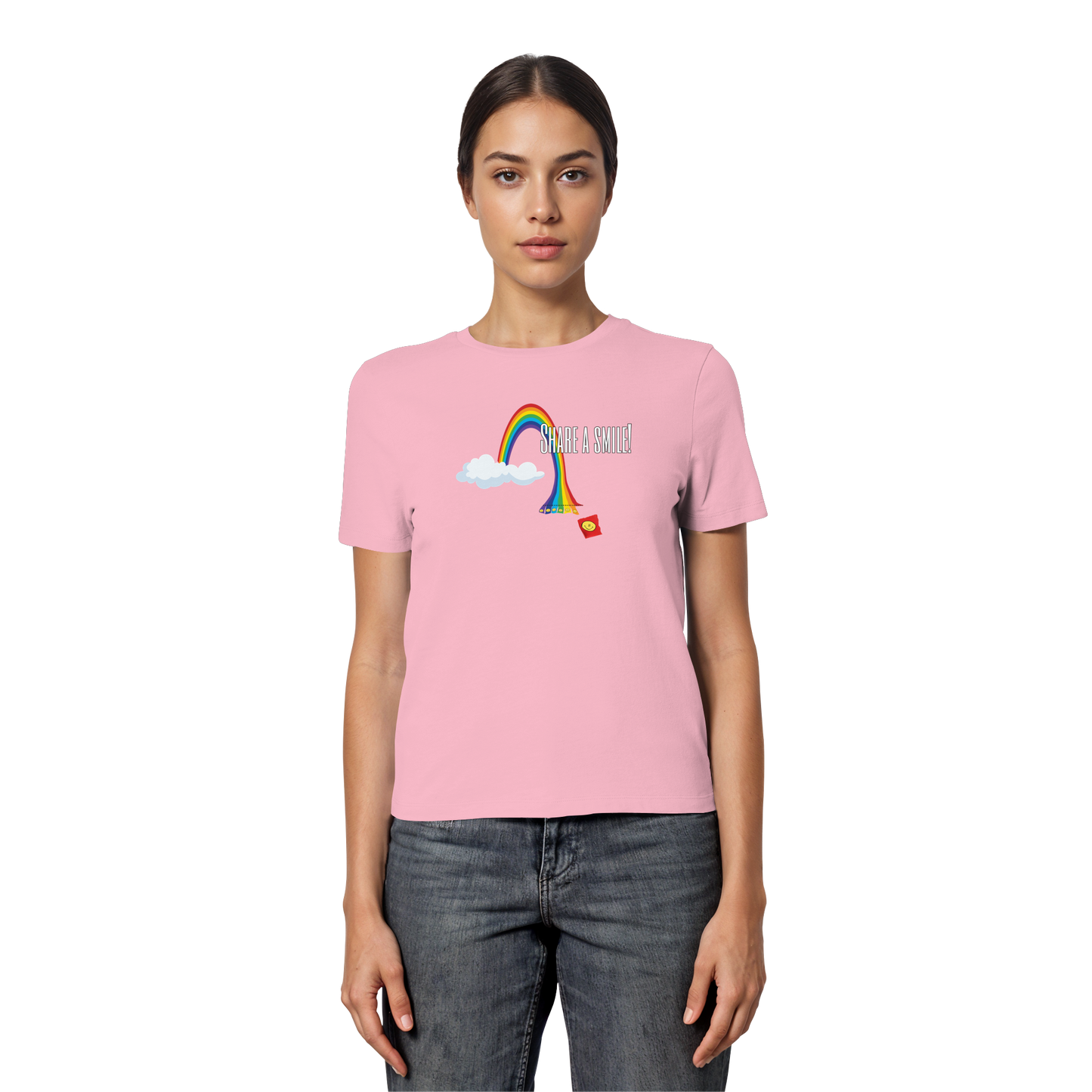 SHAREASMILE! - Fitted Women's Organic Shirt