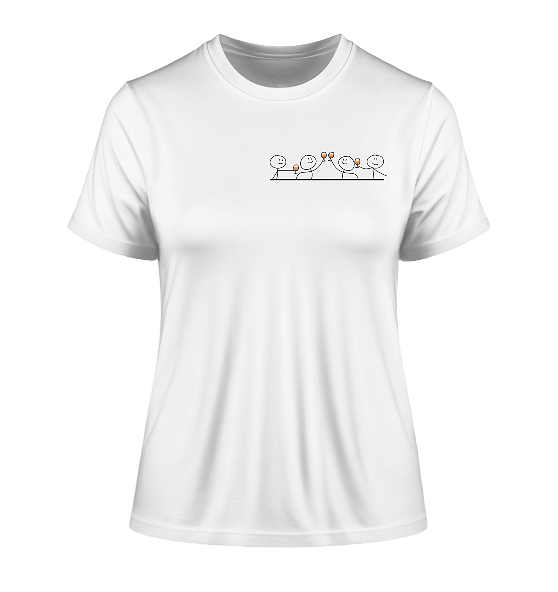 CREWLOVE! (Print) - Fitted Ladies Organic Shirt