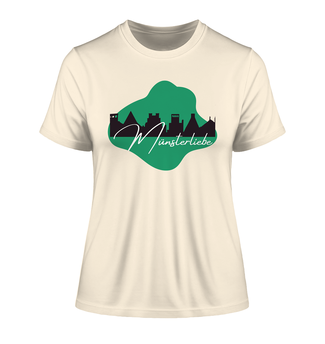 SKYLINEMÜNSTERLIEBE! - Fitted Ladies Organic Shirt