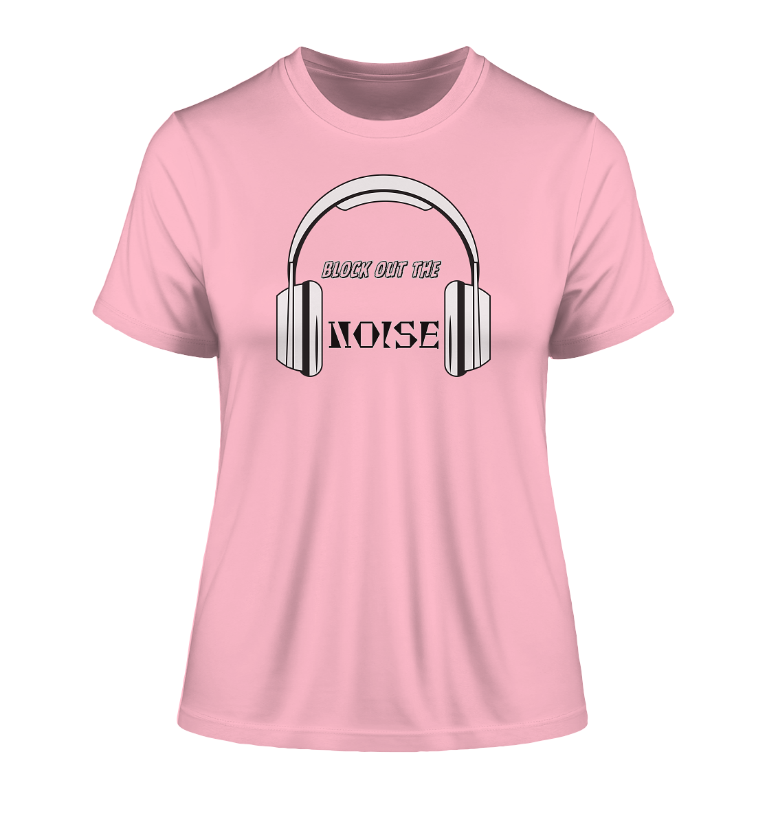 BLOCKOUTTHENOISE! - Fitted Ladies Organic Shirt