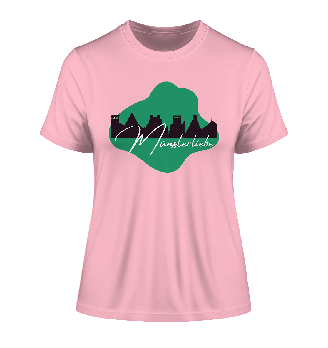 SKYLINEMÜNSTERLIEBE! - Fitted Ladies Organic Shirt