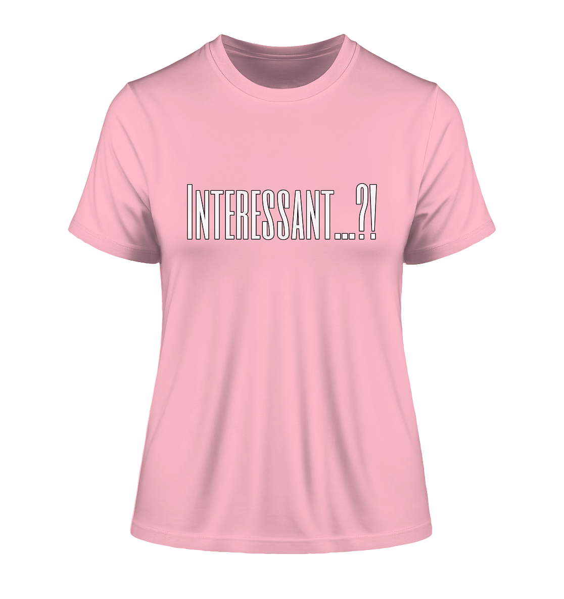 INTERESTING...? - Fitted Ladies Organic Shirt