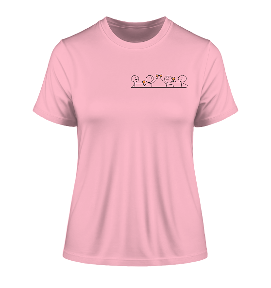 CREWLOVE! (Print) - Fitted Ladies Organic Shirt