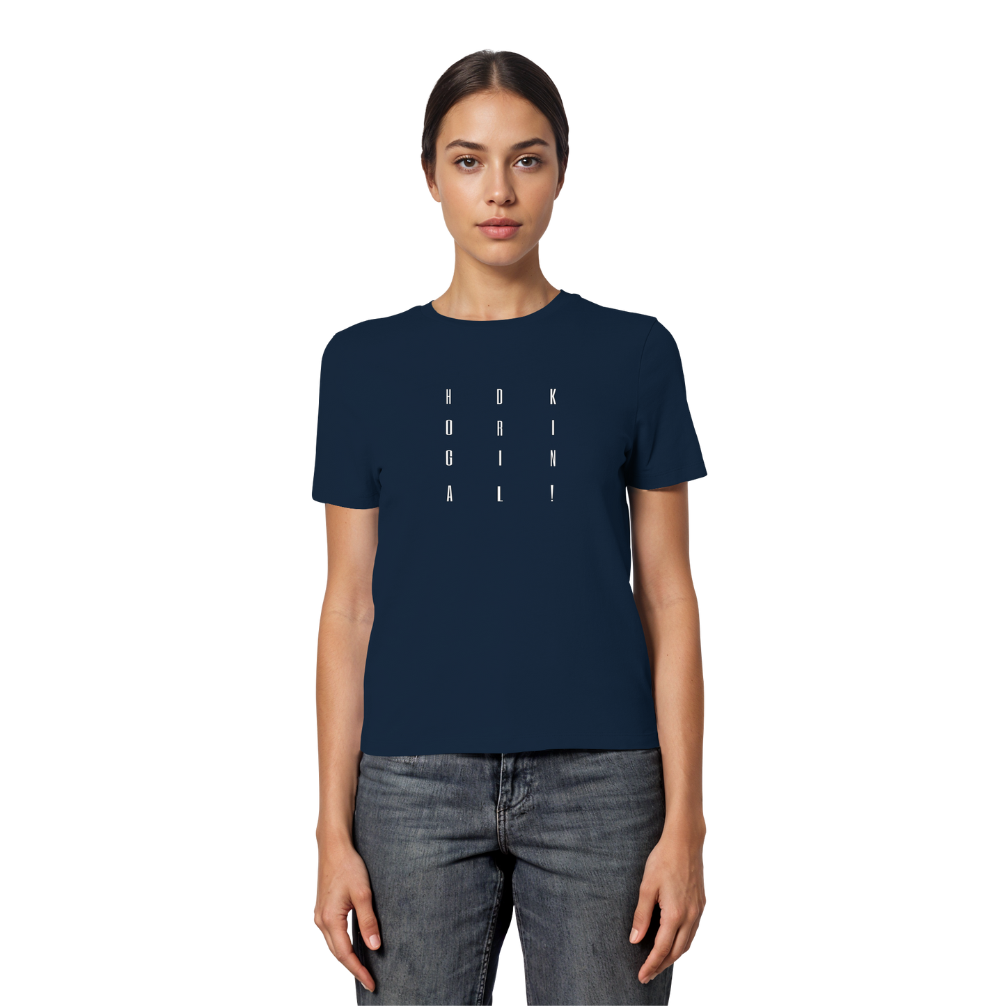 HDKORIGINALSQUARE! - Fitted Ladies Organic Shirt