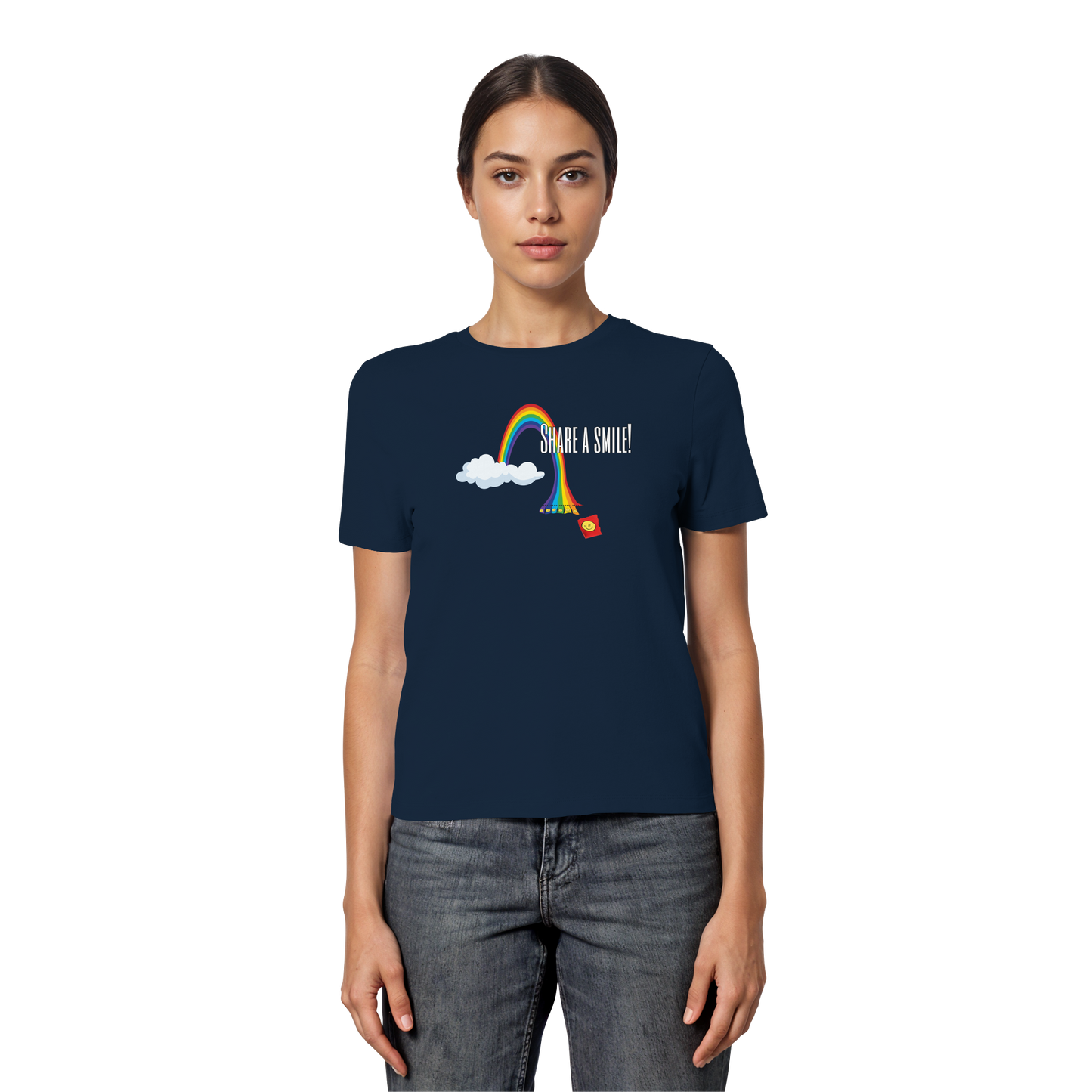 SHAREASMILE! - Fitted Women's Organic Shirt
