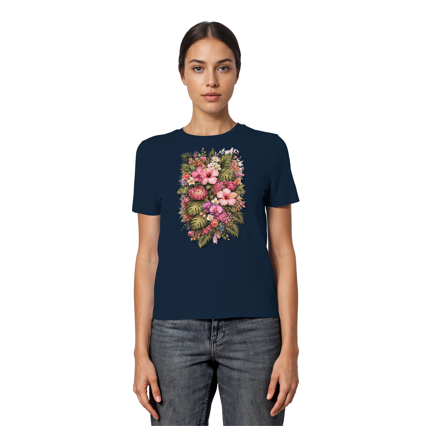 FLOWERPOWER! - Fitted Ladies Organic Shirt