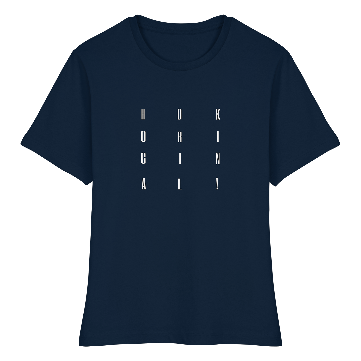 HDKORIGINALSQUARE! - Fitted Ladies Organic Shirt