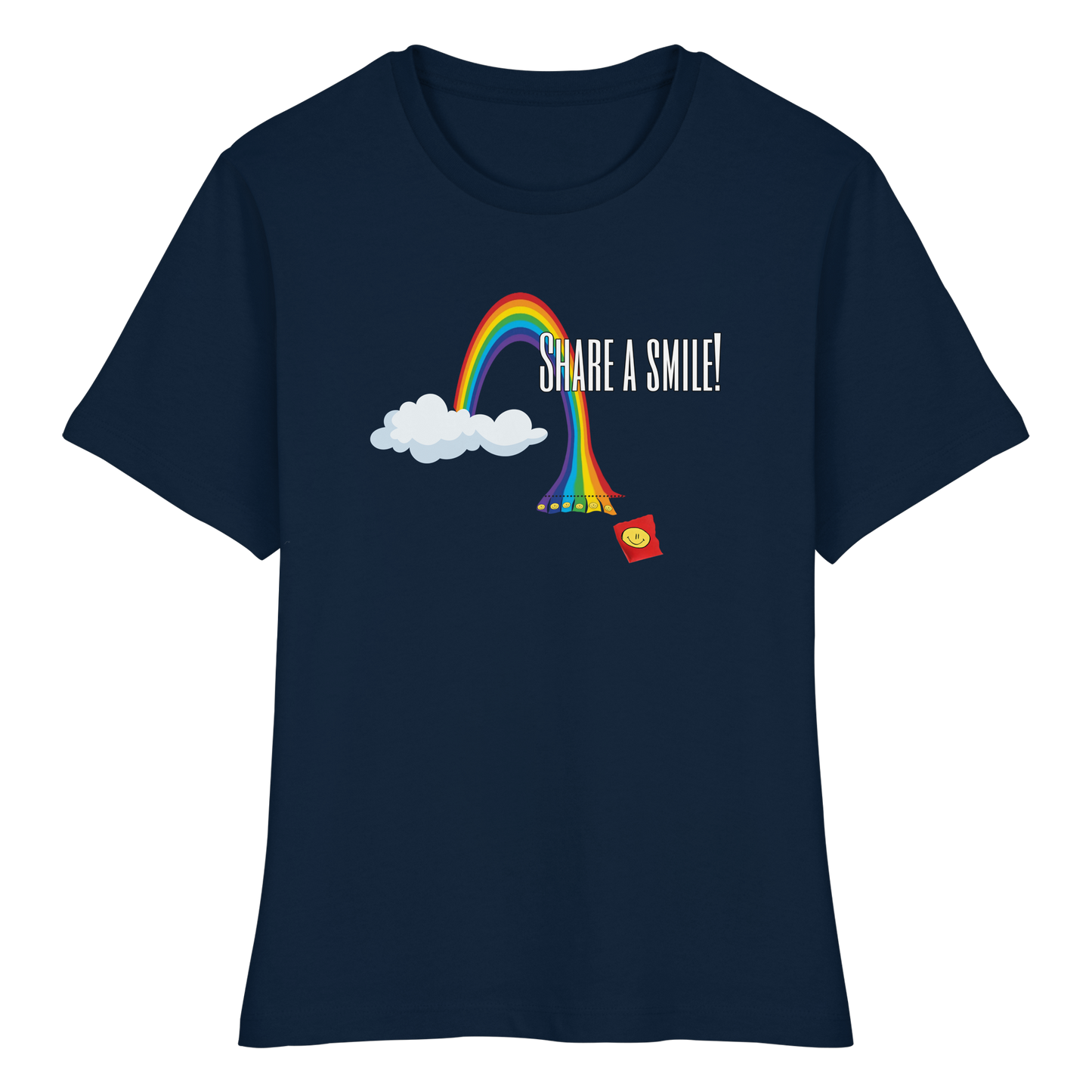 SHAREASMILE! - Fitted Women's Organic Shirt