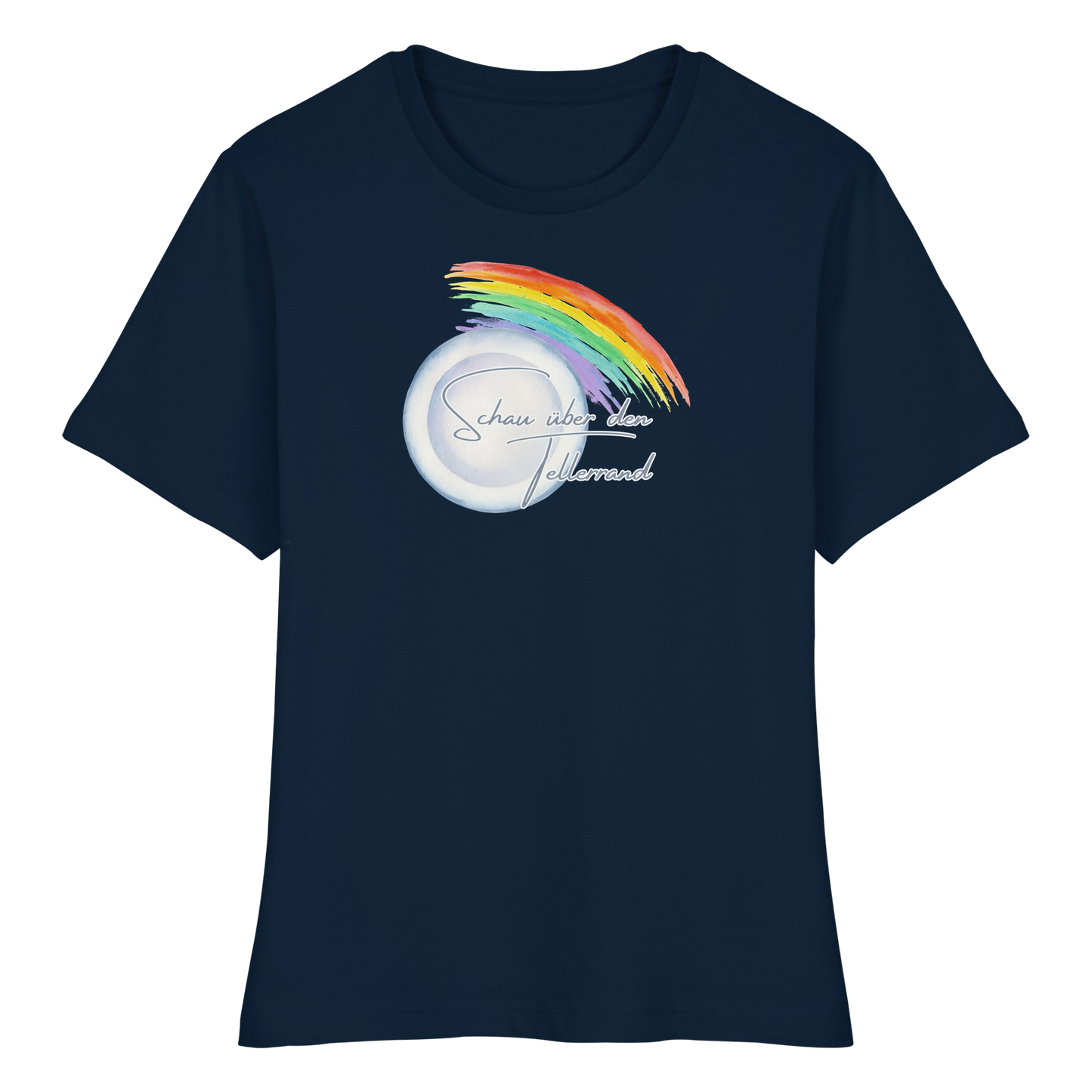 LOOK BEYOND YOUR OWN NOSE! - Fitted Ladies Organic Shirt