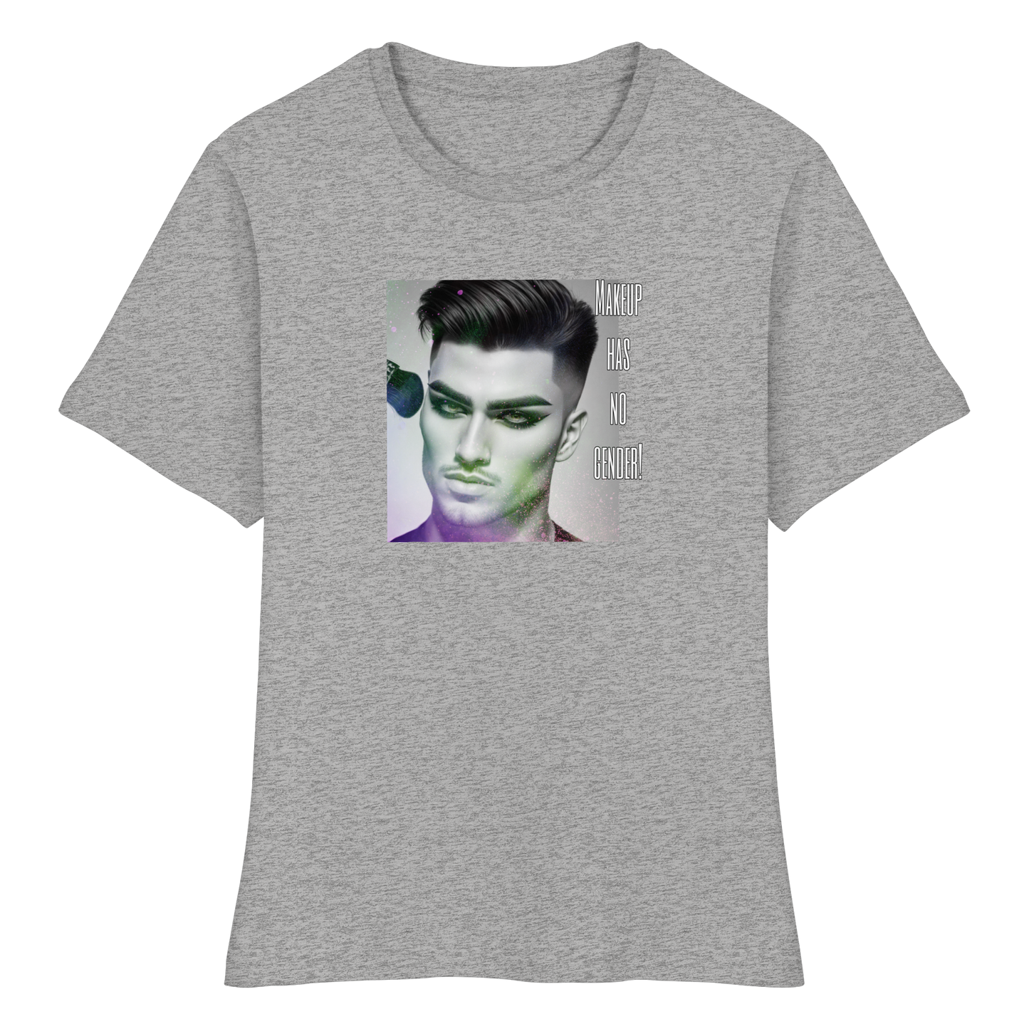 MAKEUPHASNOGENDER! - Fitted Women's Organic Shirt