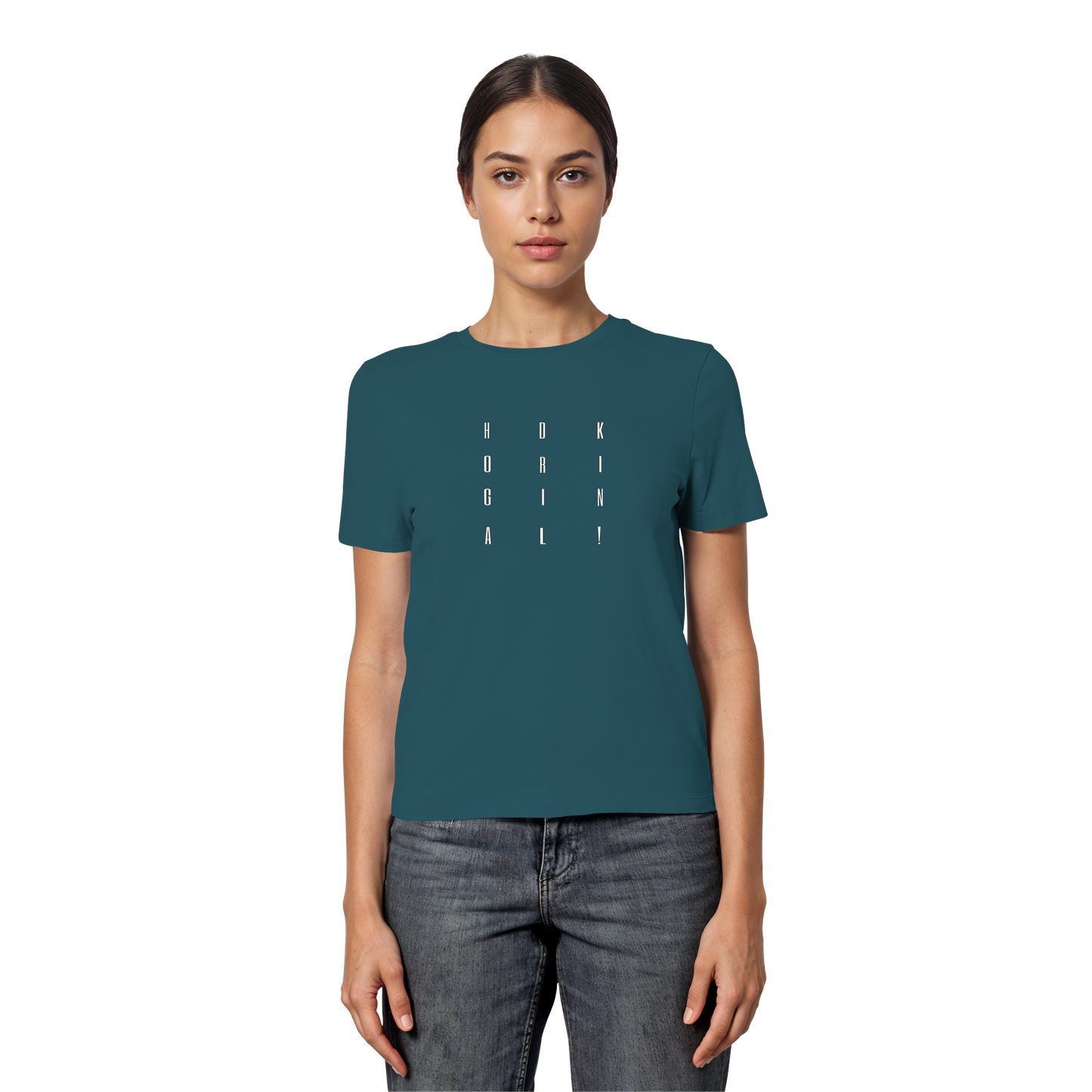 HDKORIGINALSQUARE! - Fitted Ladies Organic Shirt
