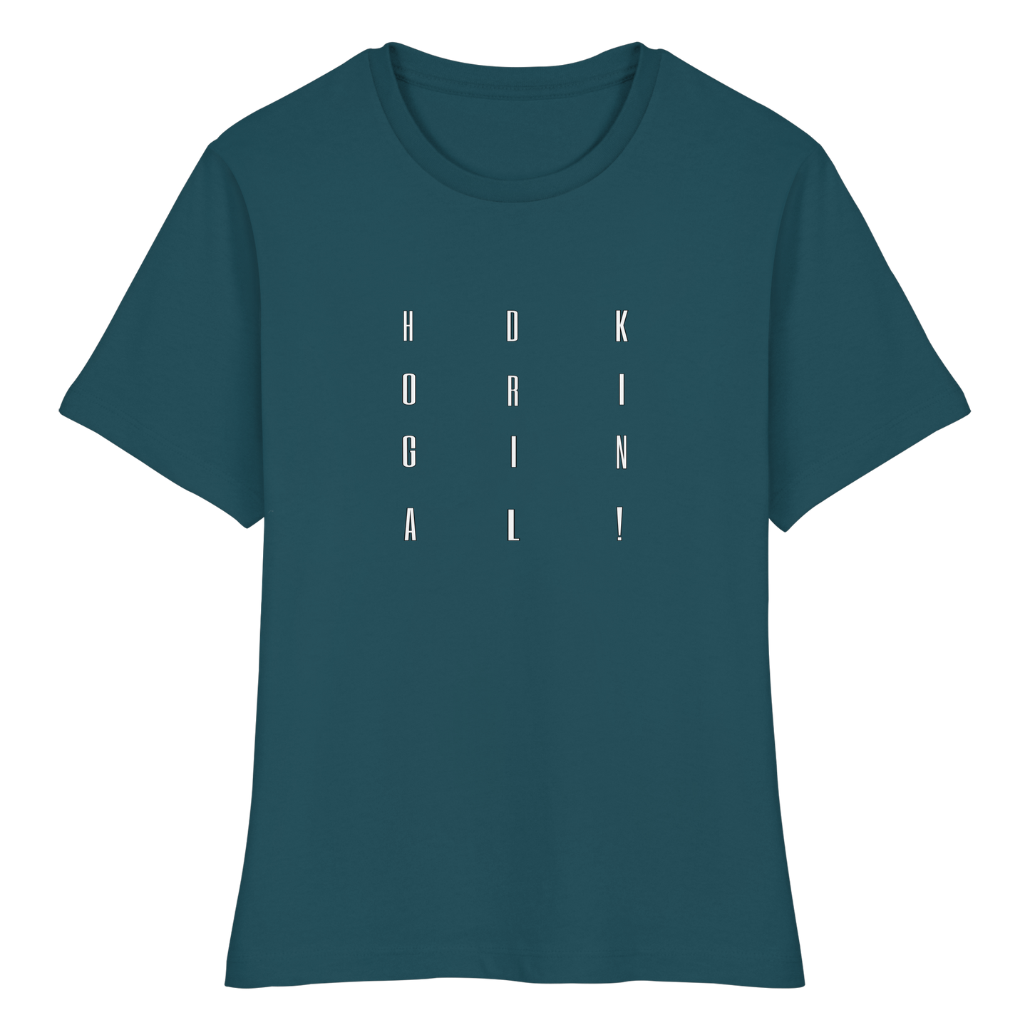 HDKORIGINALSQUARE! - Fitted Ladies Organic Shirt