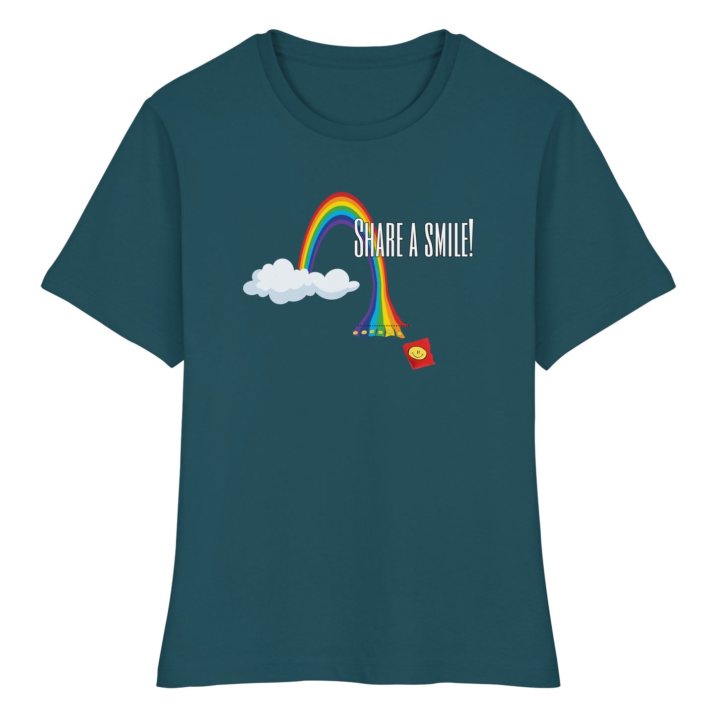 SHAREASMILE! - Fitted Women's Organic Shirt