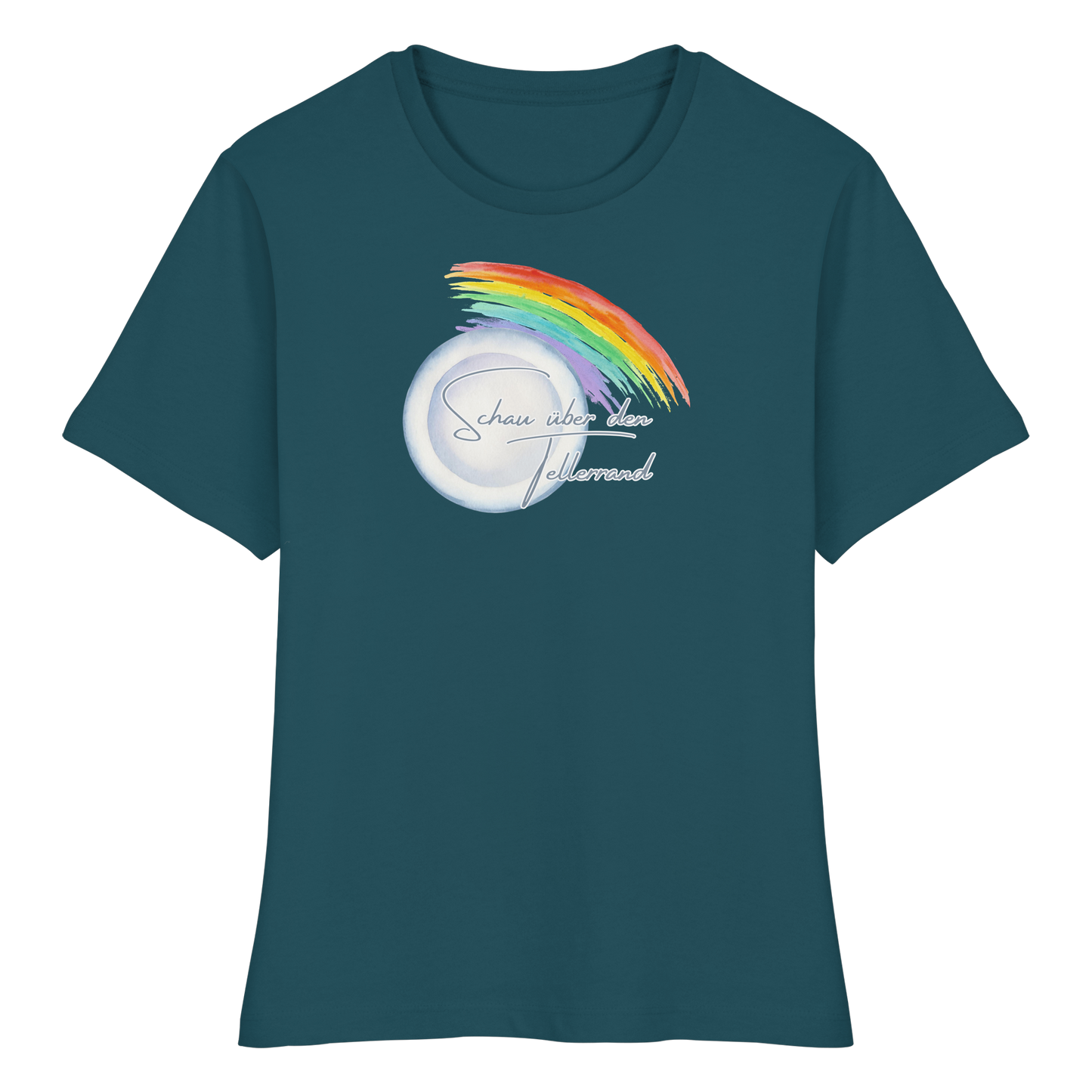 LOOK BEYOND YOUR OWN NOSE! - Fitted Ladies Organic Shirt