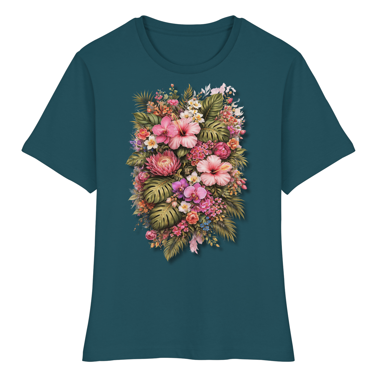 FLOWERPOWER! - Fitted Ladies Organic Shirt