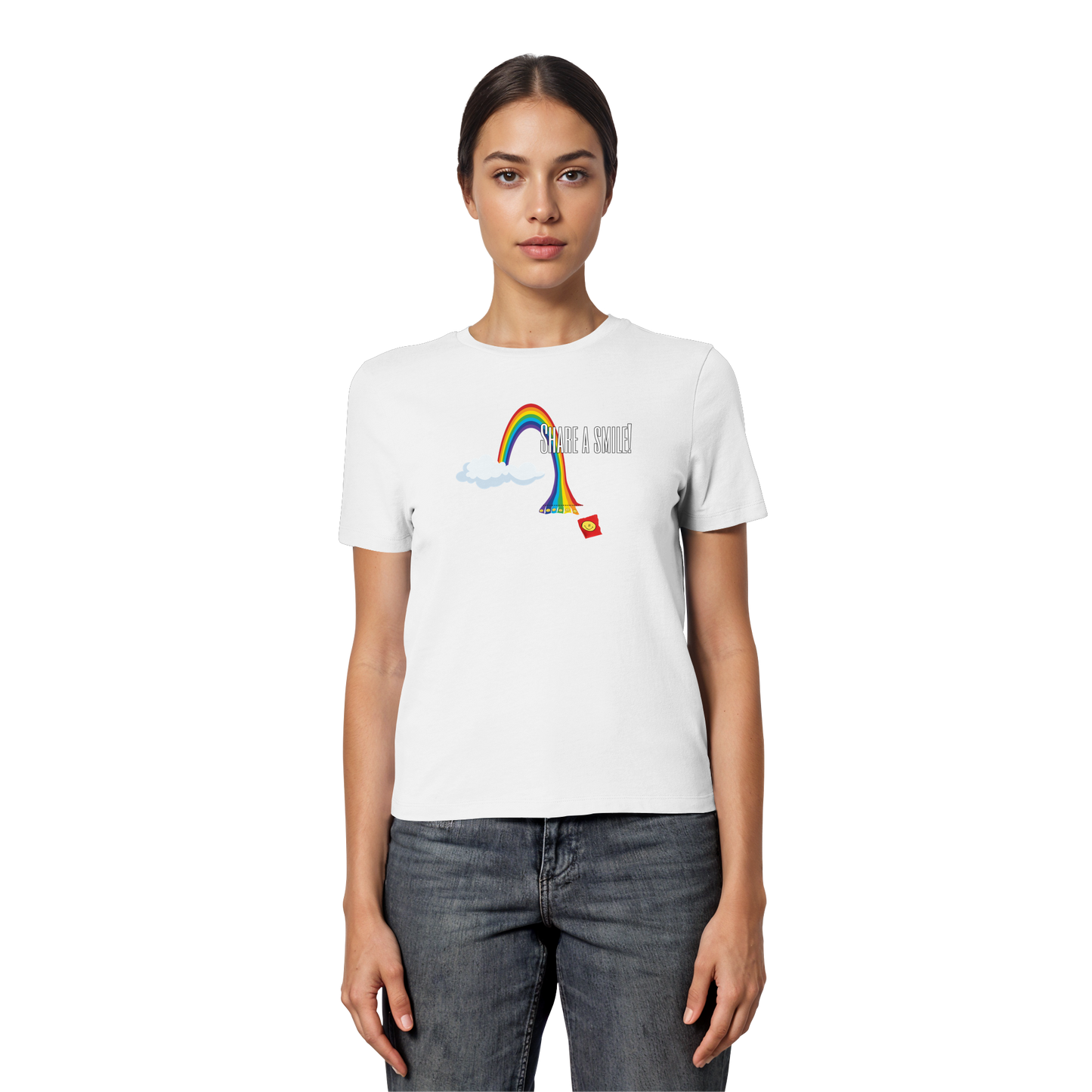 SHAREASMILE! - Fitted Women's Organic Shirt