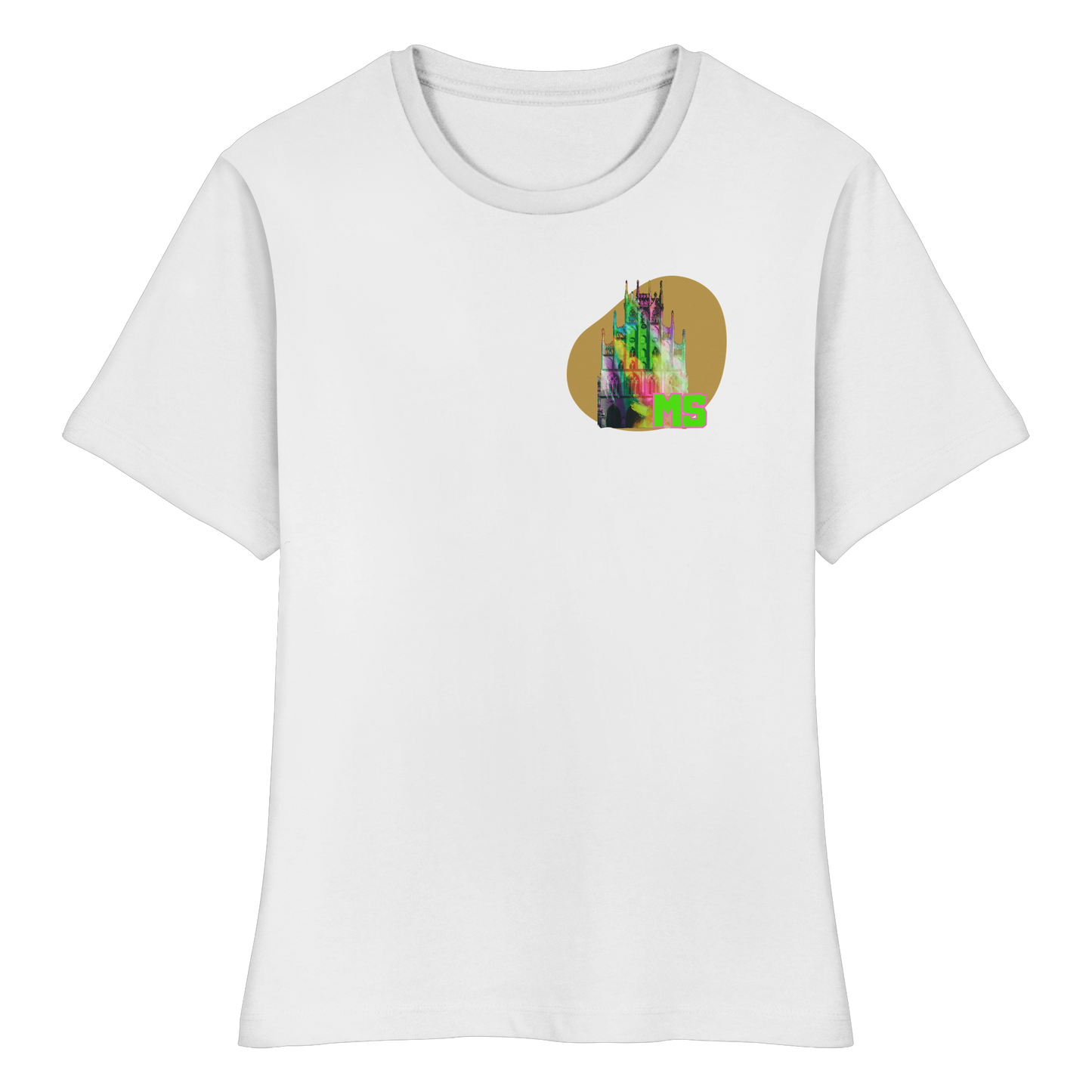 COLORFULTOWNHALL! - Fitted Ladies Organic Shirt