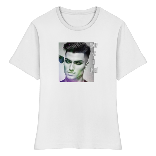 MAKEUPHASNOGENDER! - Fitted Ladies Organic Shirt