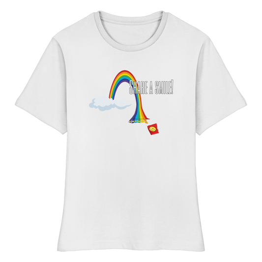 SHAREASMILE! - Fitted Ladies Organic Shirt