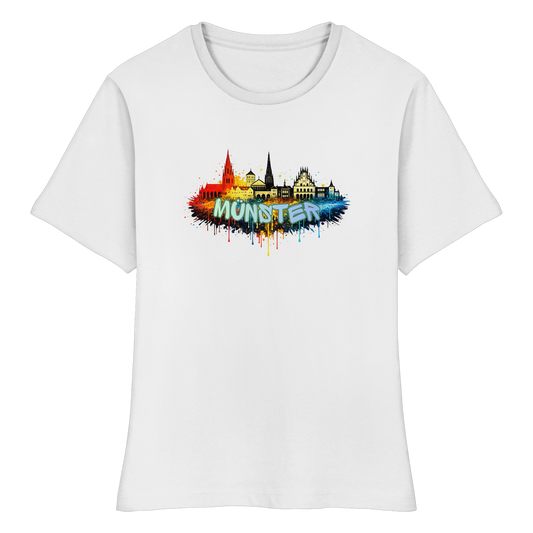 MÜNSTERSPRAY! - Fitted Ladies Organic Shirt