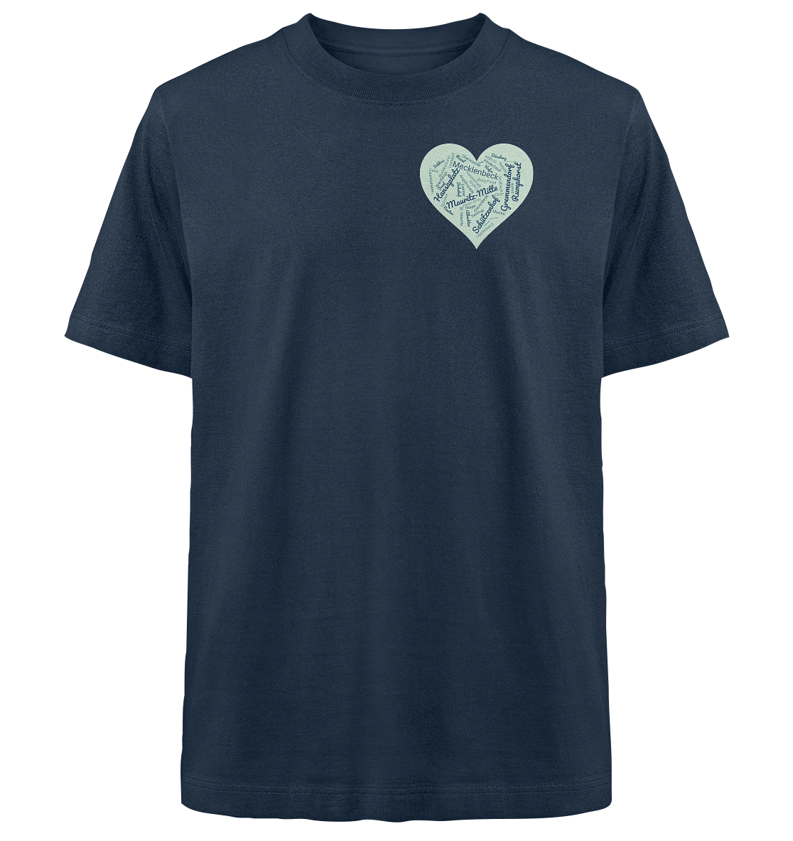 MÜNSTERHERZ! - Heavy Oversized Organic Shirt