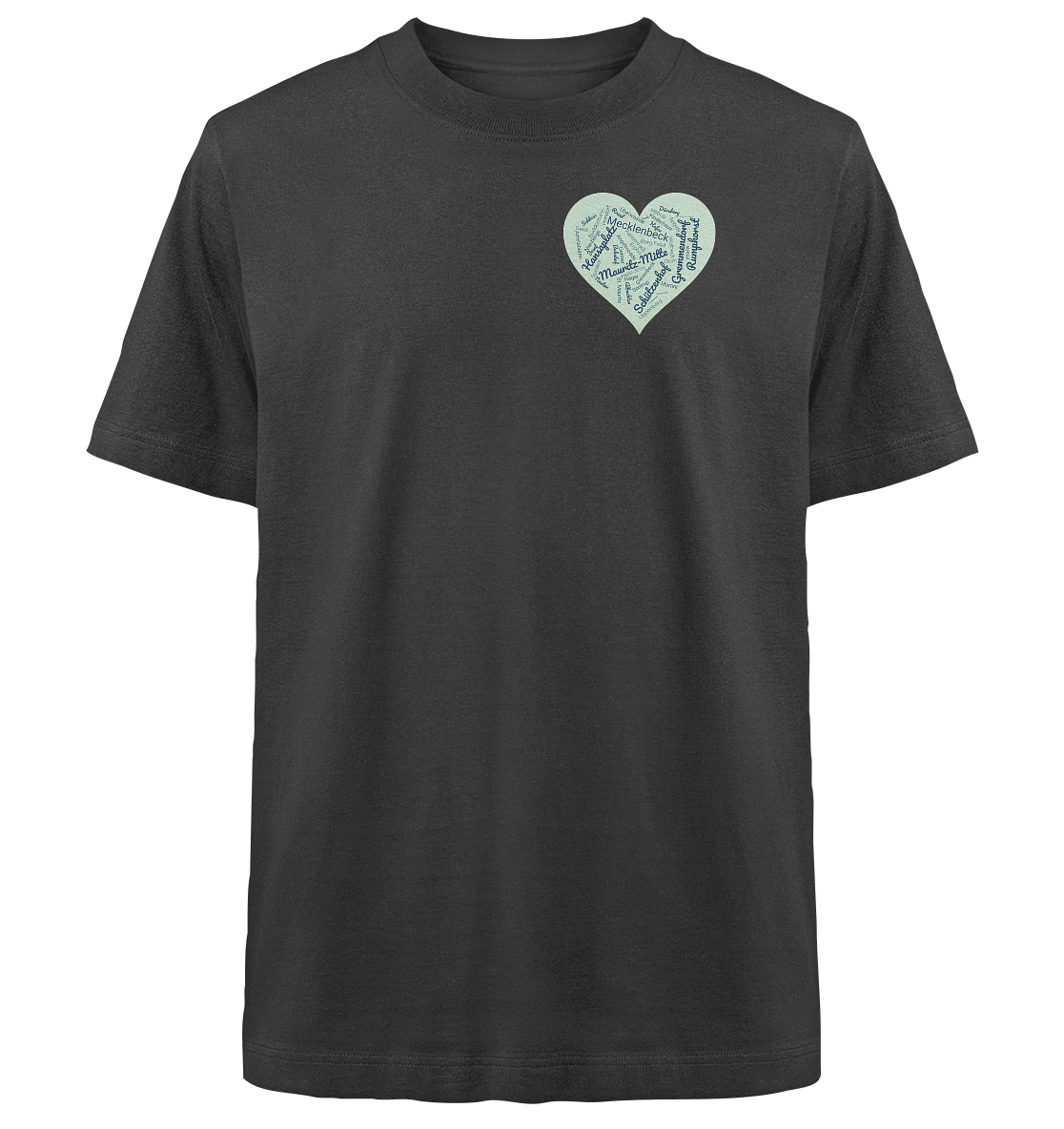 MÜNSTERHERZ! - Heavy Oversized Organic Shirt