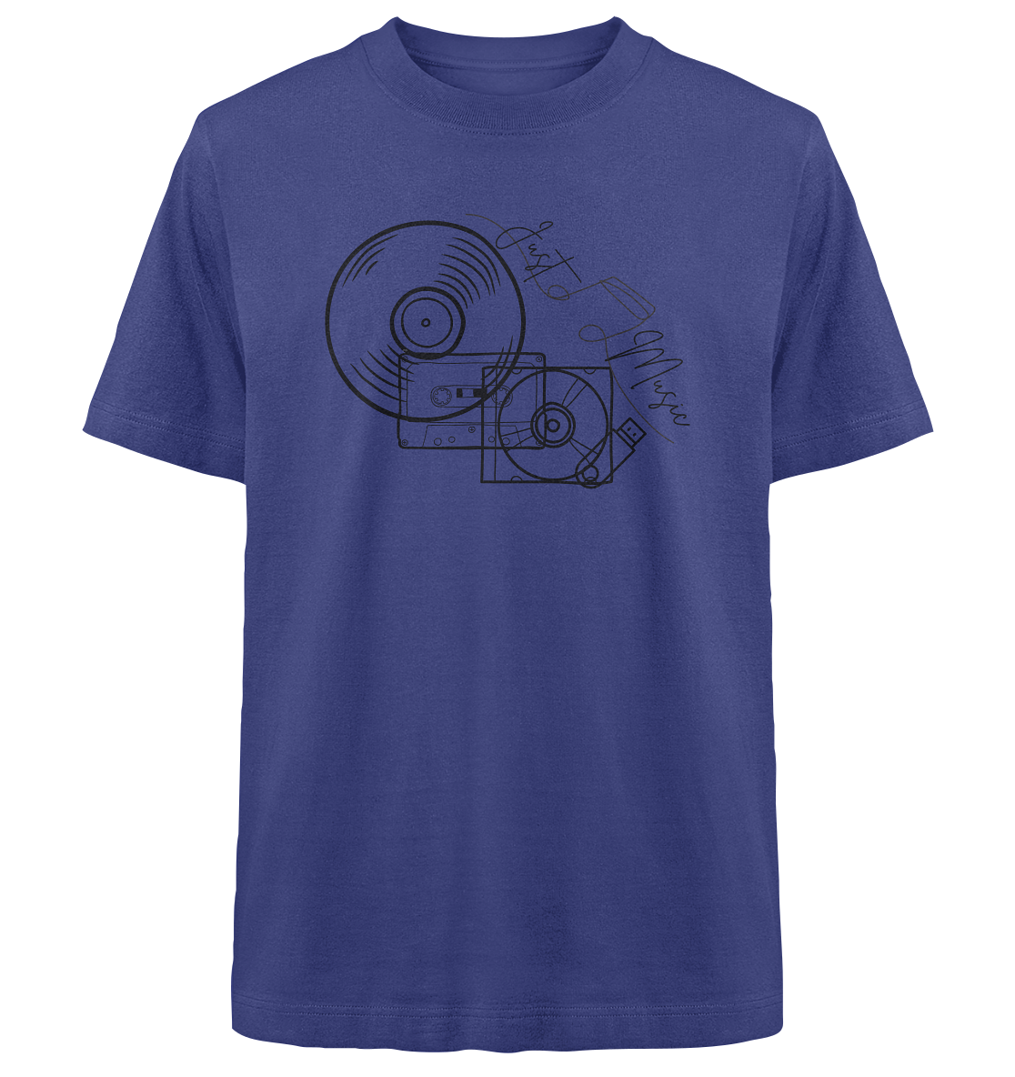 JUSTMUSIC! - Heavy Oversized Organic Shirt