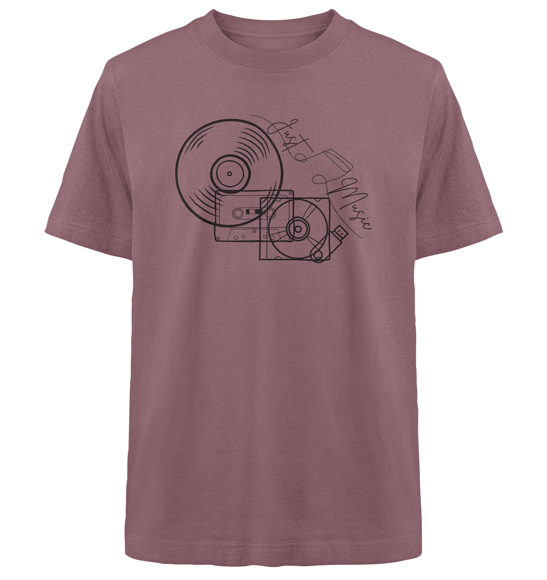 JUSTMUSIC! - Heavy Oversized Organic Shirt