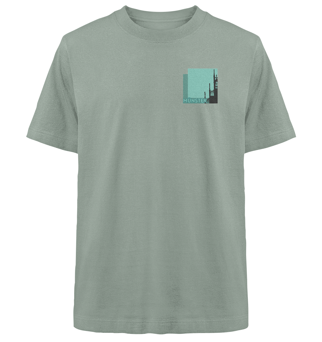 MÜNSTER SILHOUETTE! - Heavy Oversized Organic Shirt