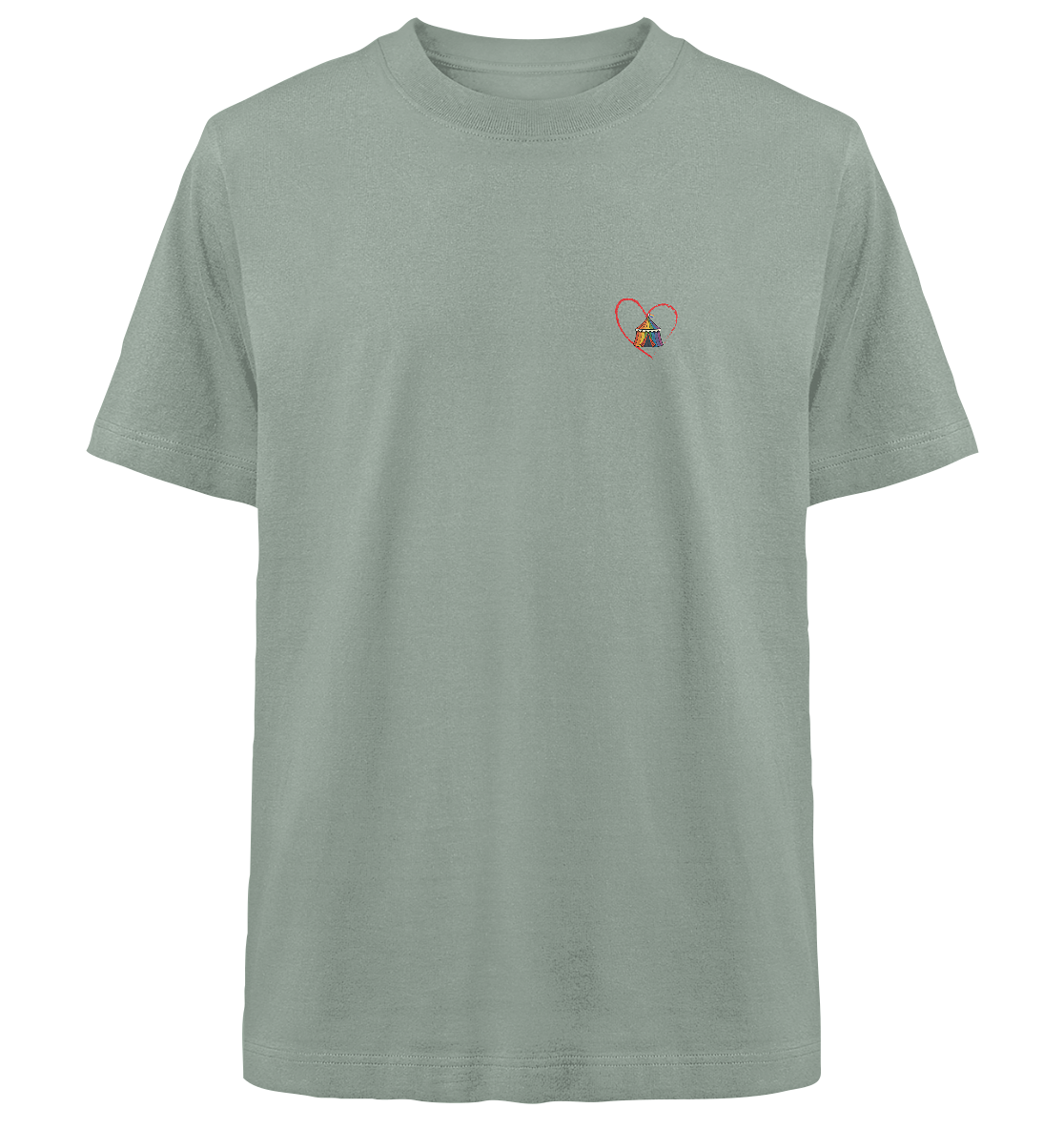 PRIDE25! - Heavy Oversized Organic Shirt