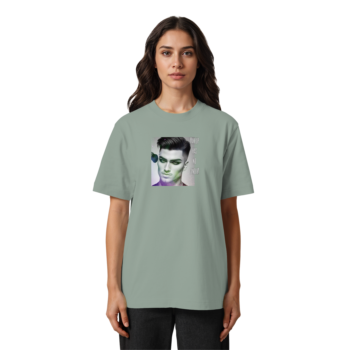 MAKEUPHASNOGENDER! - Heavy Oversized Organic Shirt