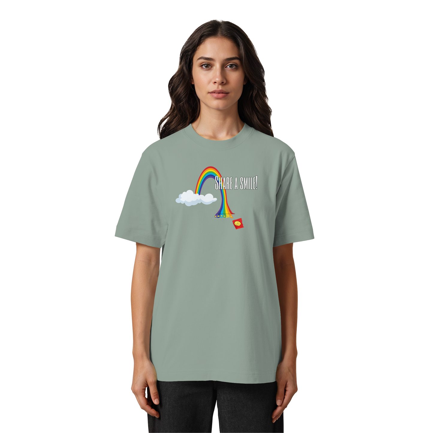 SHAREASMILE! - Heavy Oversized Organic Shirt