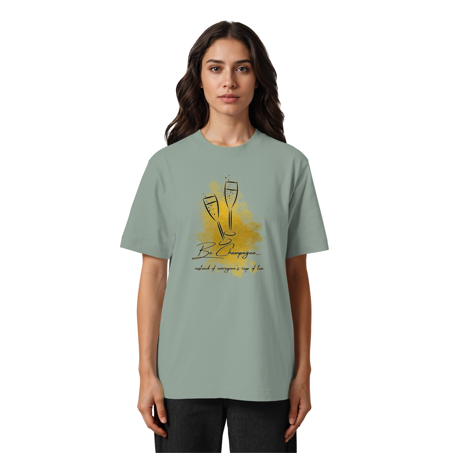 CHAMPAGNE! - Heavy Oversized Organic Shirt