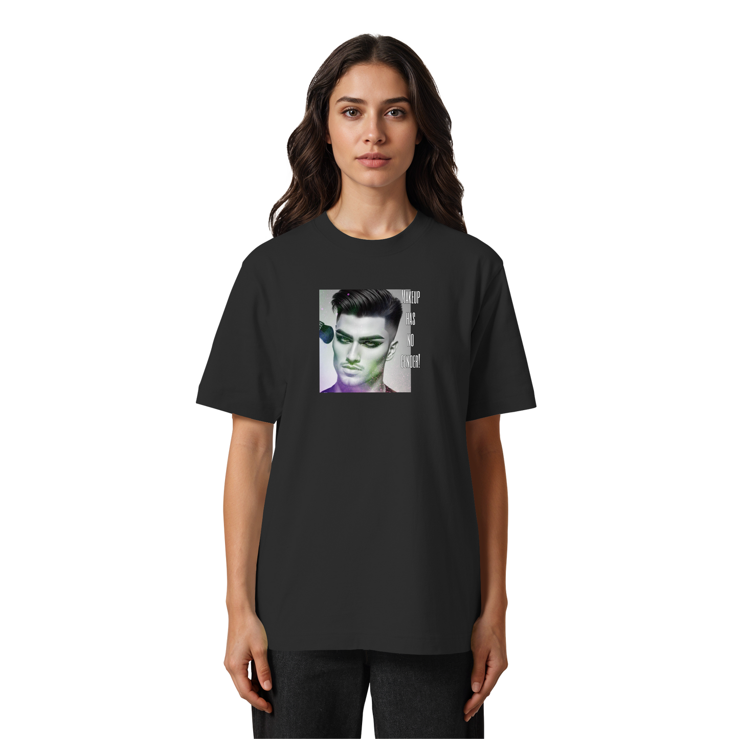 MAKEUPHASNOGENDER! - Heavy Oversized Organic Shirt