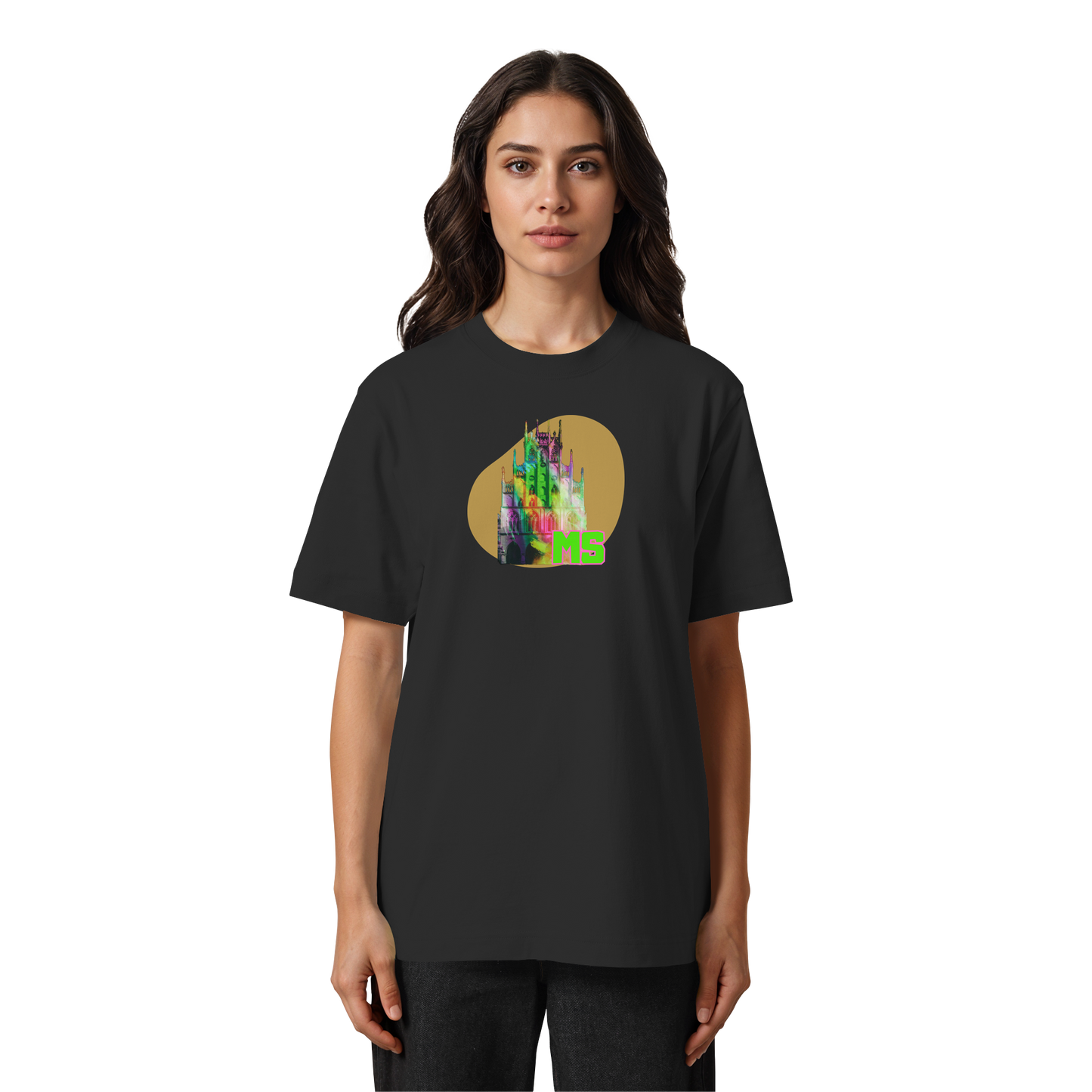 COLORFULTOWNHALL! - Heavy Oversized Organic Shirt