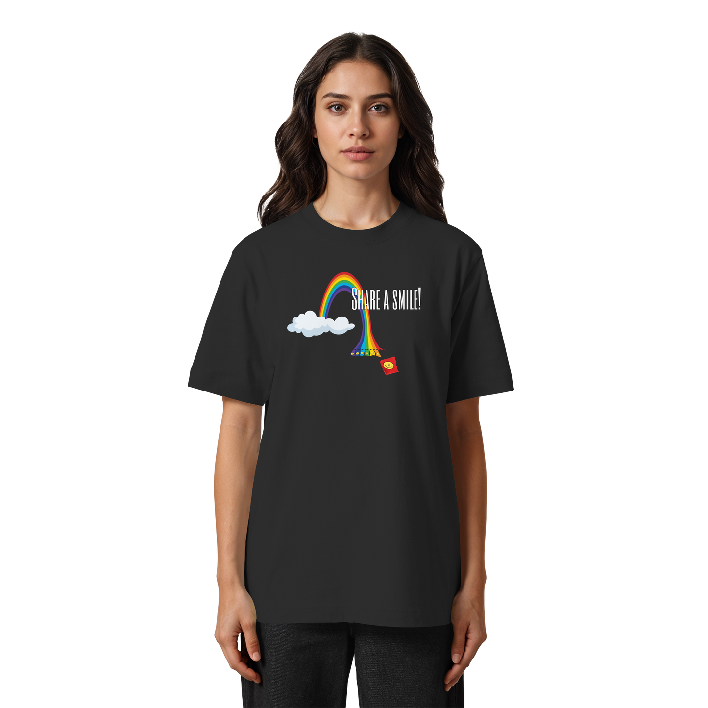 SHAREASMILE! - Heavy Oversized Organic Shirt