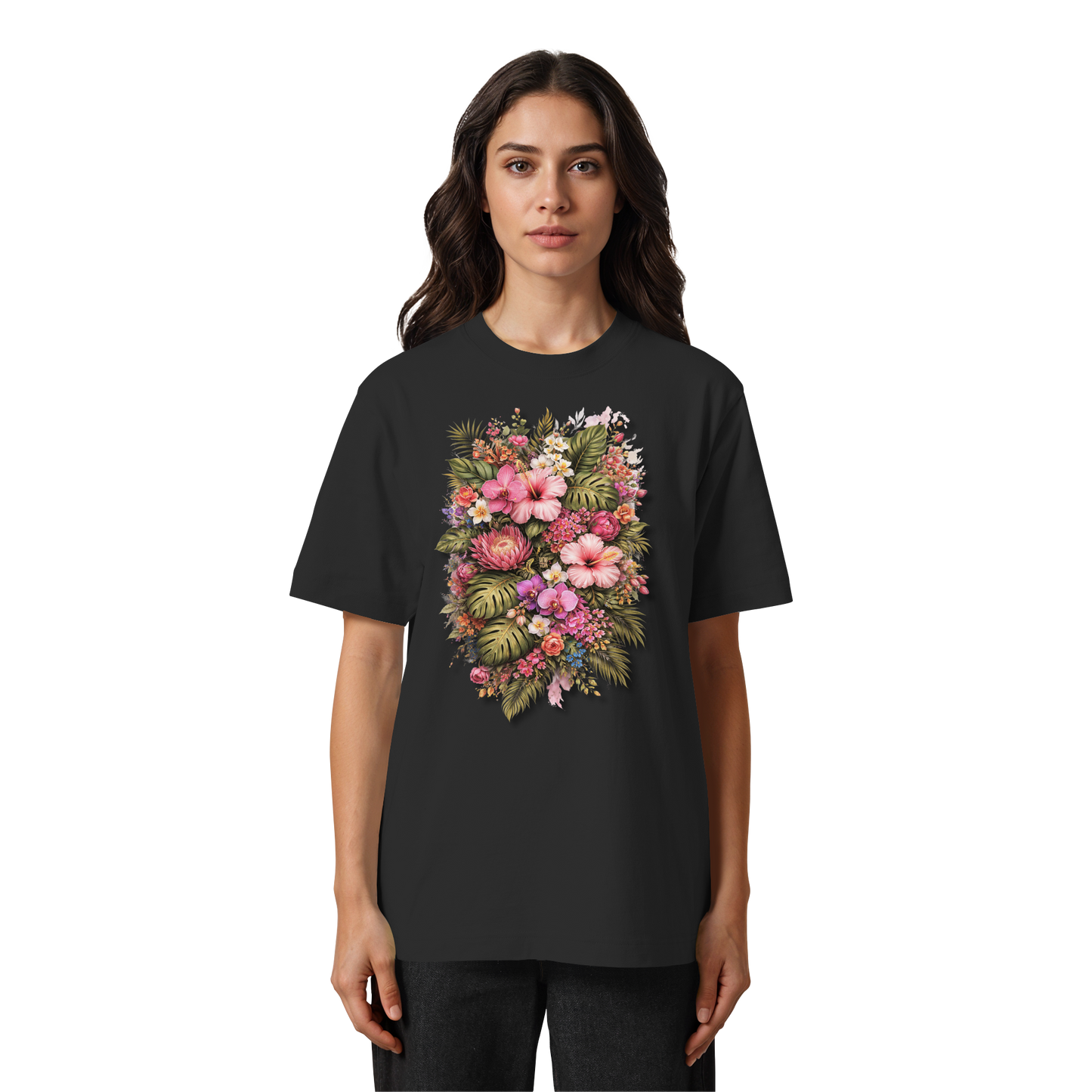 FLOWER POWER! - Heavy Oversized Organic Shirt