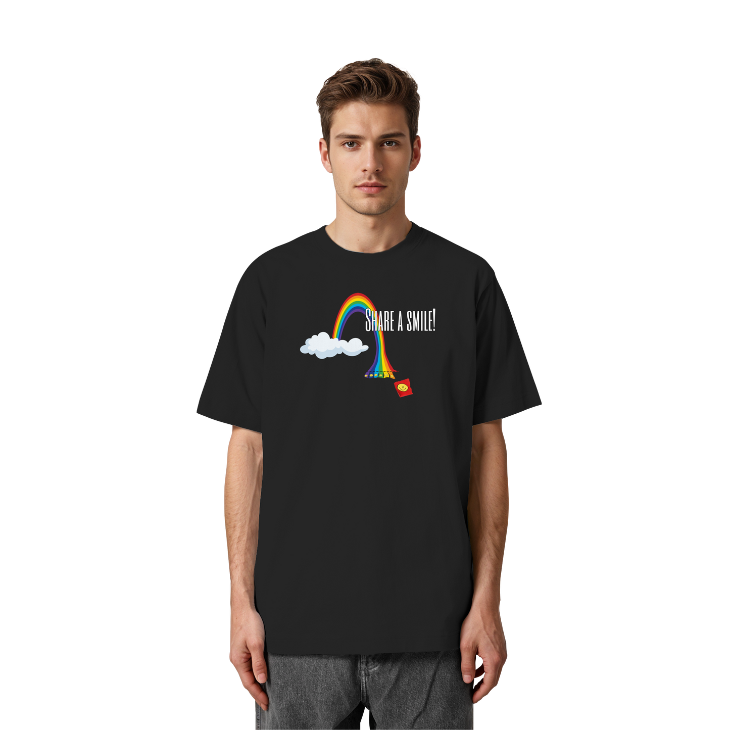 SHAREASMILE! - Heavy Oversized Organic Shirt