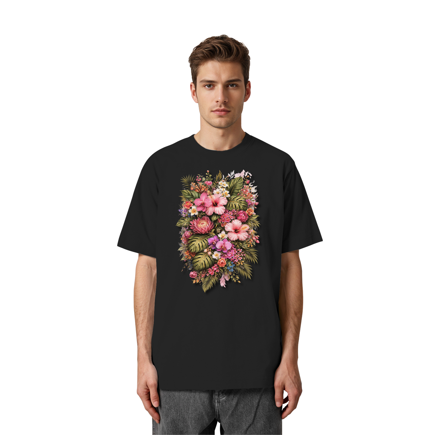 FLOWER POWER! - Heavy Oversized Organic Shirt