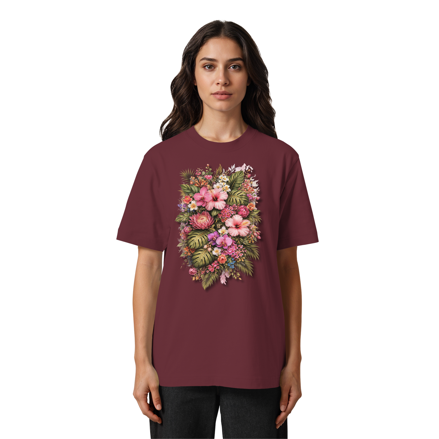 FLOWER POWER! - Heavy Oversized Organic Shirt