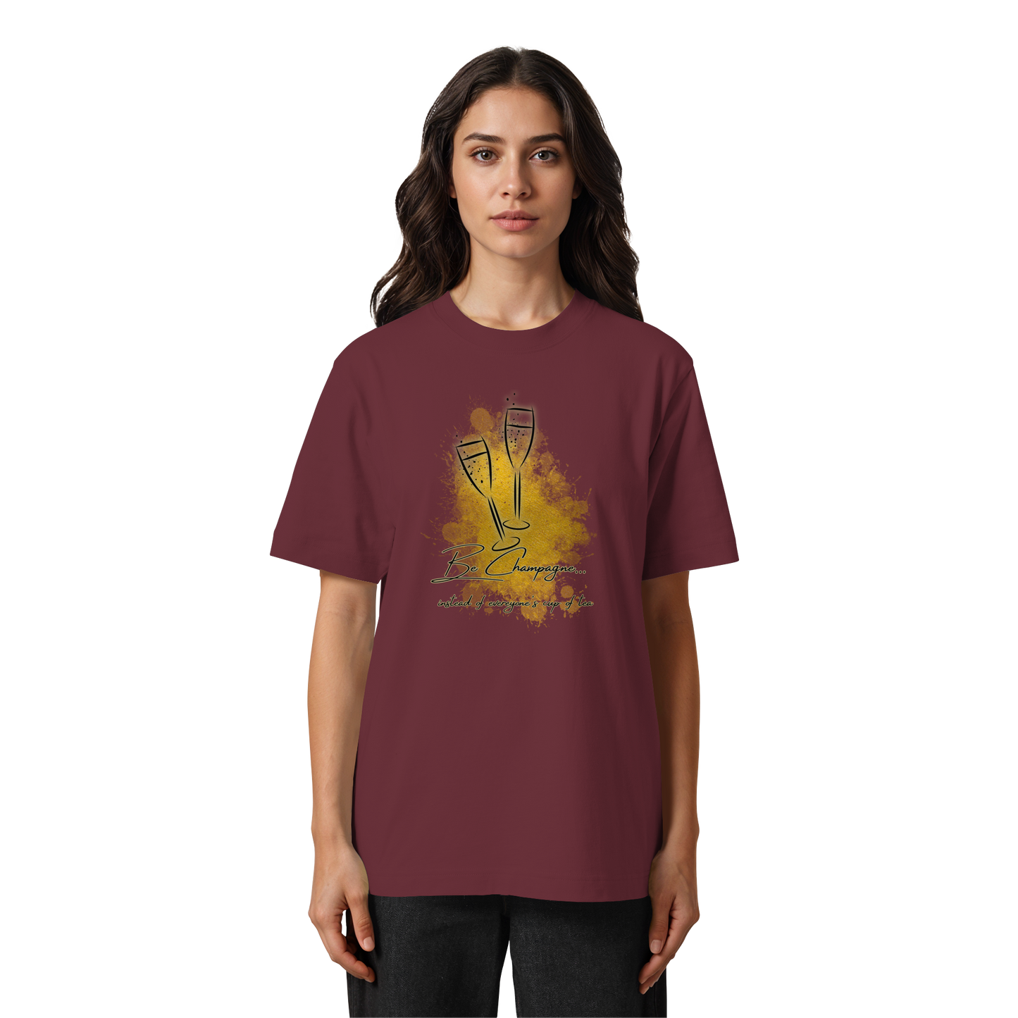 CHAMPAGNE! - Heavy Oversized Organic Shirt