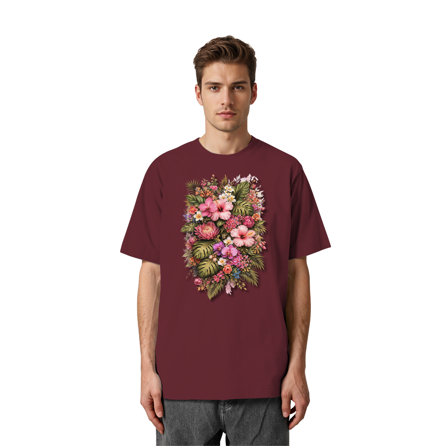 FLOWER POWER! - Heavy Oversized Organic Shirt
