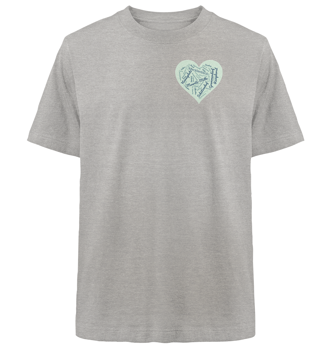 MÜNSTERHERZ! - Heavy Oversized Organic Shirt