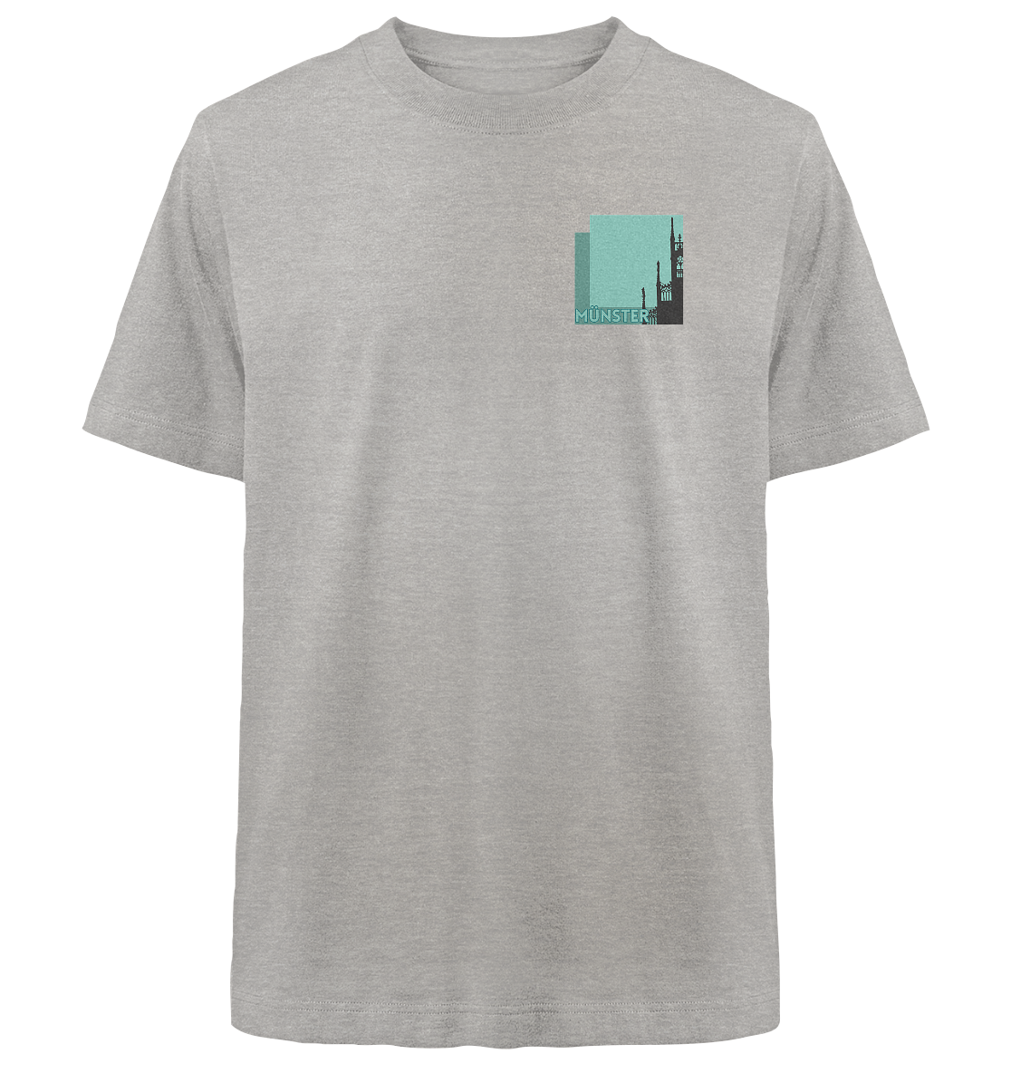 MÜNSTER SILHOUETTE! - Heavy Oversized Organic Shirt